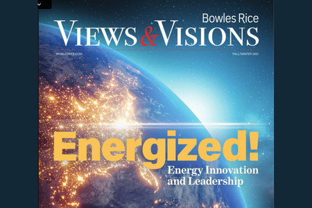 Image of the winter 2021 energy issue of Views & Visions magazine