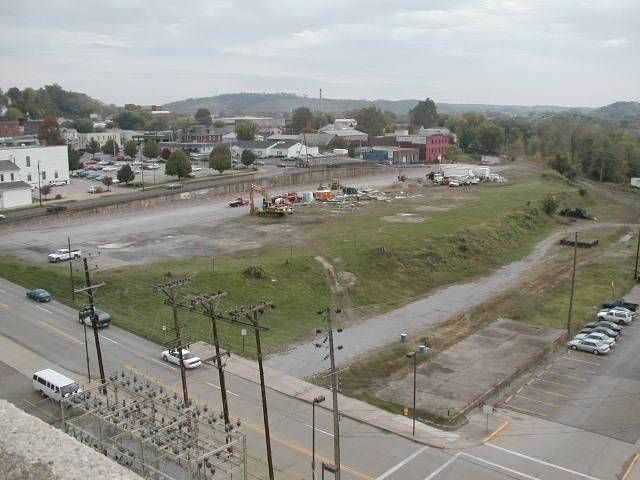 A ‘before’ shot of a demolished coal and gas plant in Parkersburg, West Virginia. (Submitted photo)
